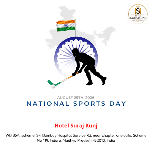 Celebrate National Sports Day with comfort at Hotel Suraj Kunj. Enjoy our luxurious hotels, inclu… post image