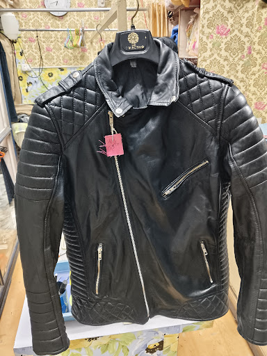 Leather jacket 🧥 cleaning and polish for more information please contact top class Dry cleaners