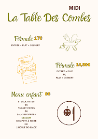 Menu La Table Des Combes Page 2