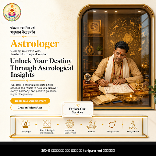चंचला ज्योतिष एवं अनुष्ठान केंद्र उज्जैन में पौराणिक और धार्मिक पूजन सेवाएं प्रदान की जाती हैं, ज… post image