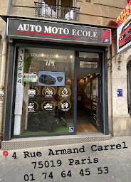 Photo n°3 de AUTO MOTO ECOLE BUTTES CHAUMONT ® à Paris (Moto-école)