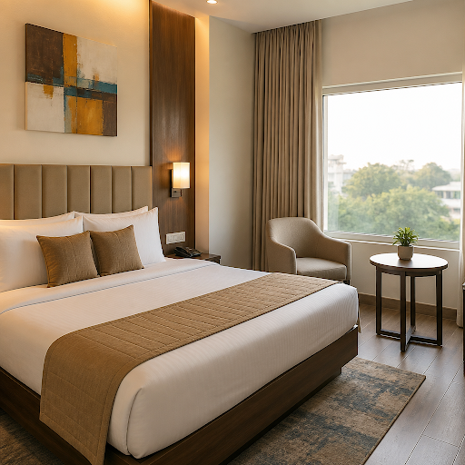 Planning a business trip or family visit and searching online for hotel rooms near me or a comfor…
