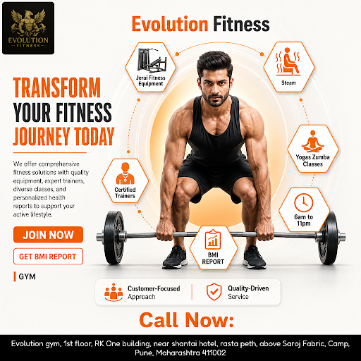 Explore effective fat loss training at Evolution Fitness featuring Jerai fitness equipment, steam…