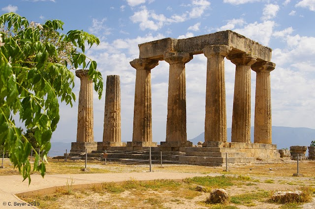 Archaological Site Of Corinth And Temple of Apollo