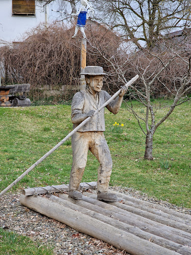 Flößer Skulptur - Thumbnail