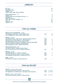 Menu La Pension du Moulin - Hôtel restaurant 3 étoiles Page 5