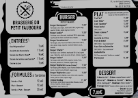 Menu Brasserie Du Grand Faubourg Page 2