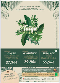 Menu Pizza Taïga Page 2