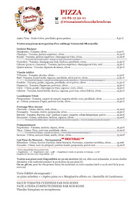 Menu Tomates et Chocolat Page 1