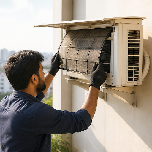 Indore summers can be brutal on your air conditioner. At A.E.S ELECTRICALS AND HOME APPLIANCES SA… post image