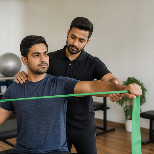Stiff, painful shoulder stopping you from daily activities? At PureFlex Physio clinic in Lajpat N… post image