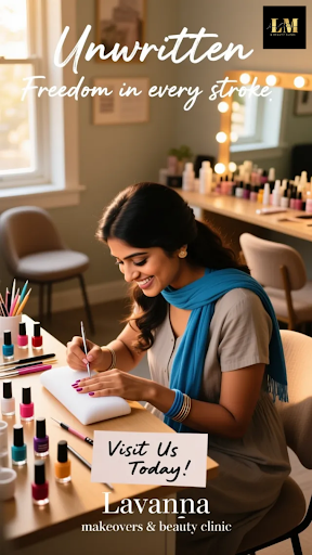 Get the best nail care and extensions experience in Gonda at Lavanya Makeovers & Beauty Clinic! O… post image