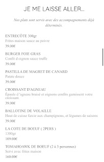 Menu La Maison Mickael Page 4