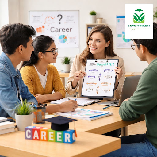 Confused about which stream or subjects to choose after school? At Sharma Home Tuition in Adarsh…