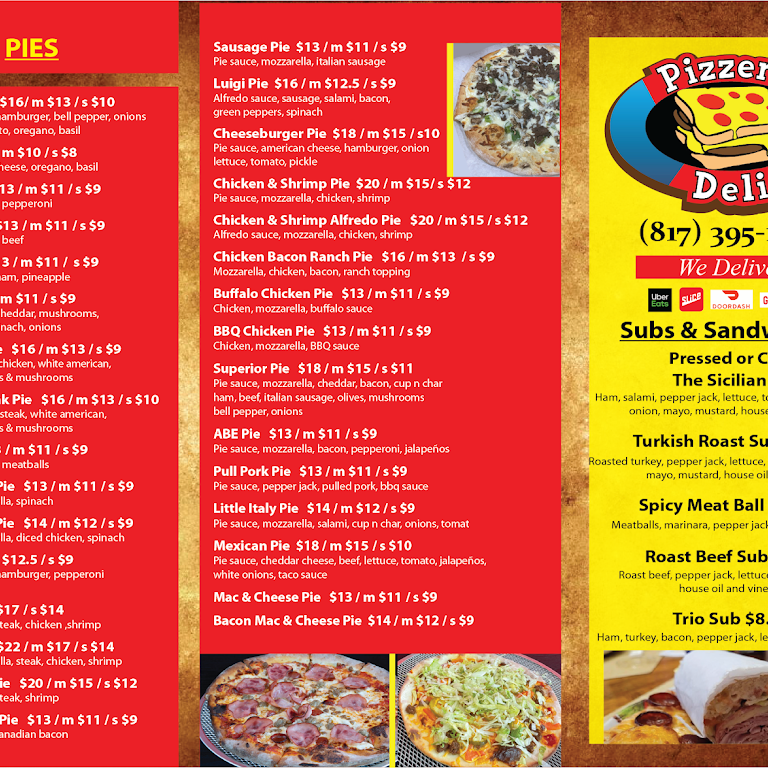 Camy's Pizza's Menu: Prices and Deliver - Doordash