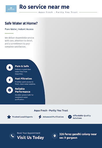 Ro service near me offers expert water purification solutions featuring Aqua fresh systems for cl… post image