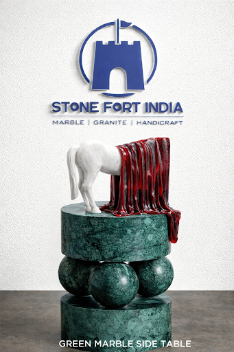 ✨ Green Marble Side Table – Modern Art Statement ✨ post image
