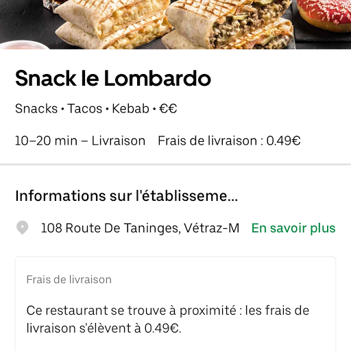 Snack Le Lombardo