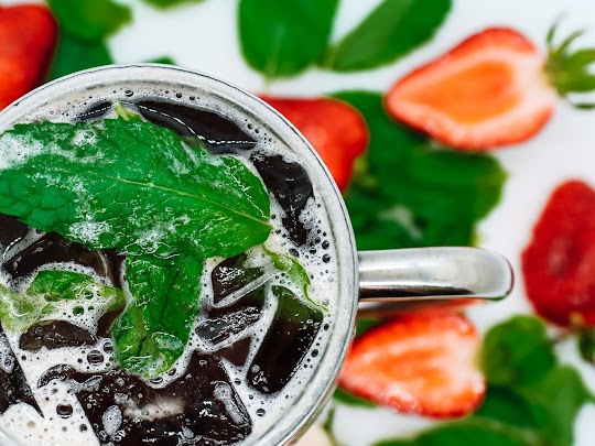 The Strawberry Bourbon Mule⁠