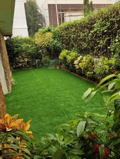 Vinyl flooring artificial grass