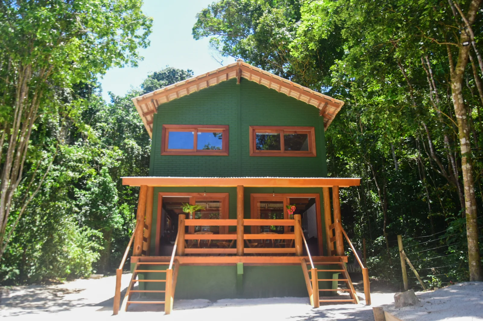 Pousada Recanto dos Macacos em Cumuruxatiba Prado Bahia