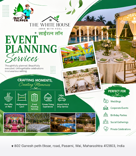 The White House 2bhk with Pool offers expert event planning services in a serene villa setting wi… post image