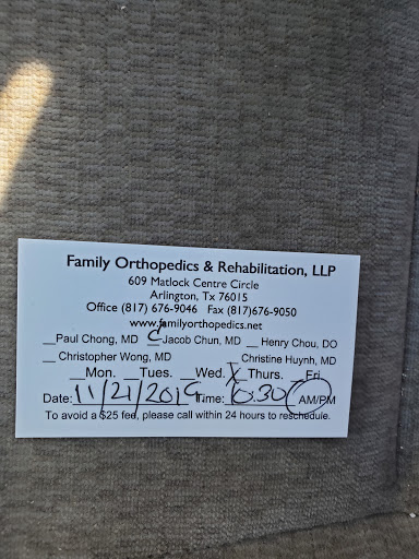 Family Orthopedics And Rehabilitation, LLP - Thumbnail