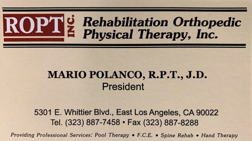 Rehabilitation Orthopedic Physical Therapy Inc