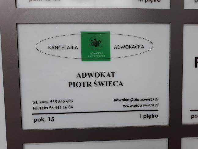 Kancelaria Adwokacka Adwokat Piotr Świeca - Adwokat
