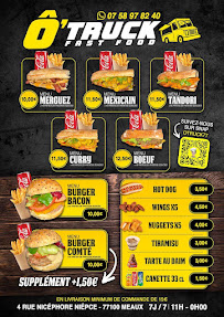 Menu O’truck Page 1