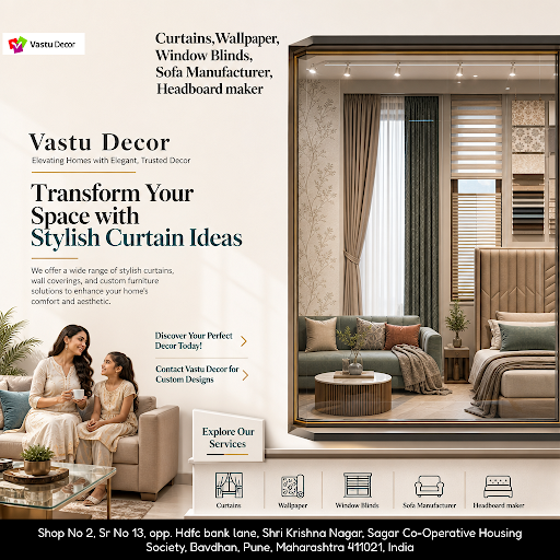 Vastu Decor specializes in custom headboards and curtains near you, enhancing your bedroom with s…