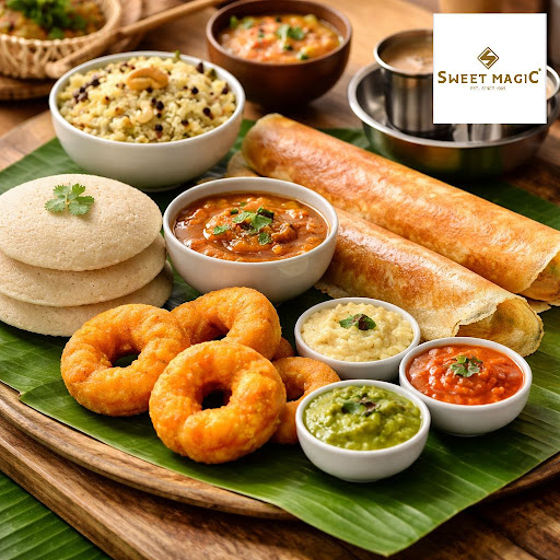 Start your day the right way with a wholesome, traditional South Indian breakfast at Sweet Magic… post image