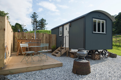 West Coast Hideaways Luxury Glamping Shepherd Huts with Hot Tubs