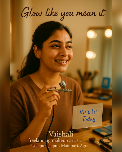 Get flawless, airbrushed makeup with Vaishali's expert touch! As a top-rated makeup artist in Uda… post image