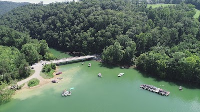 The Jumping Bridge on Norris Lake