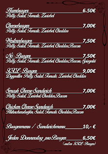 Speisekarte