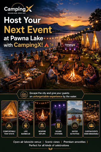 Host Your Next Event at Pawna Lake with CampingX! 🎪✨ post image