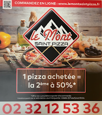Menu Le Mont Saint Pizza Page 2