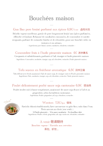 Menu La Ruelle de PeïPeï Page 4