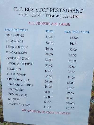 Photos of E. J. Bus Stop Restaurant