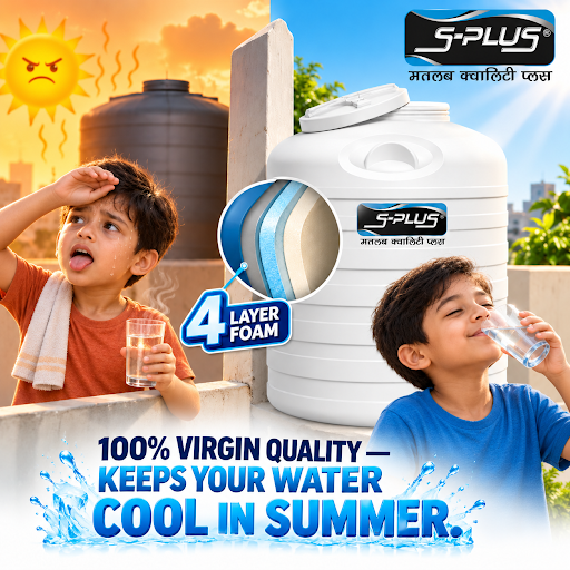 Beat the summer heat with S-PLUS Water Tanks!