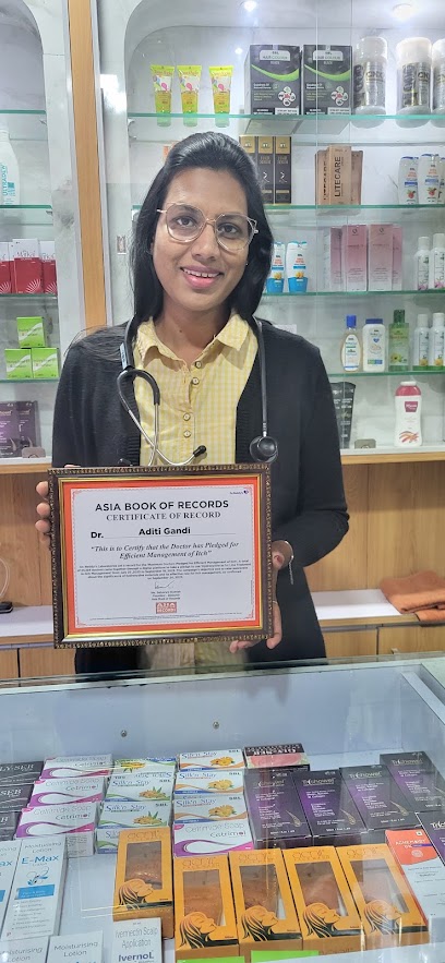 Manmad skin and hair specialist Dr Adeeti Gandi Skin and hair Clinic, Homoeopathic clinic