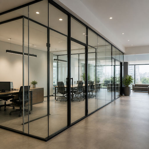 Professional glass partition work can completely change the way your office looks and feels. At N… post image