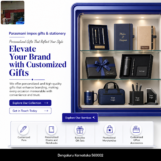 Parasmani Impex Gifts & Stationery offers premium promotional merchandise and customized office a…