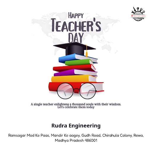Celebrating Teachers' Day with gratitude for knowledge and dedication. Rudra Engineering's Dona m… post image