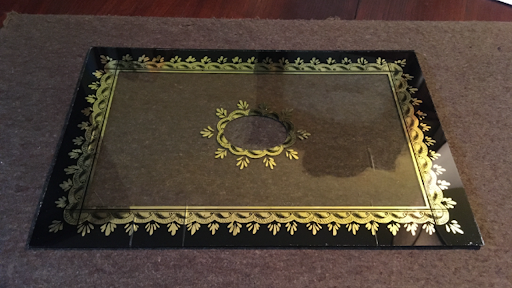 Clock Glass Reverse Painting