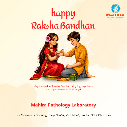 Celebrate the bond of Rakshabandhan with health and well-being. Trust Mahira Pathology Laboratory…