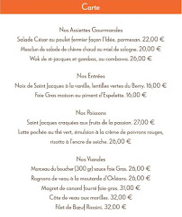 Menu Restaurant L'idée Page 6