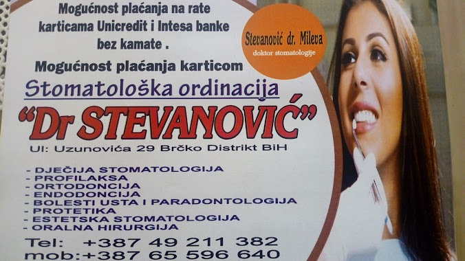 Stomatološka ordinacija Dr Stevanović, Author: Aleksandra Savic