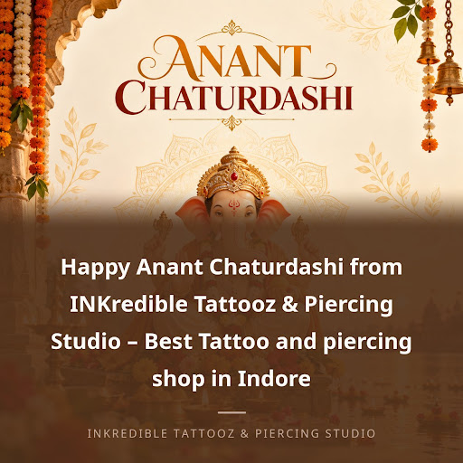 Happy Anant Chaturdashi from INKredible Tattooz & Piercing Studio – Best Tattoo and piercing shop… post image